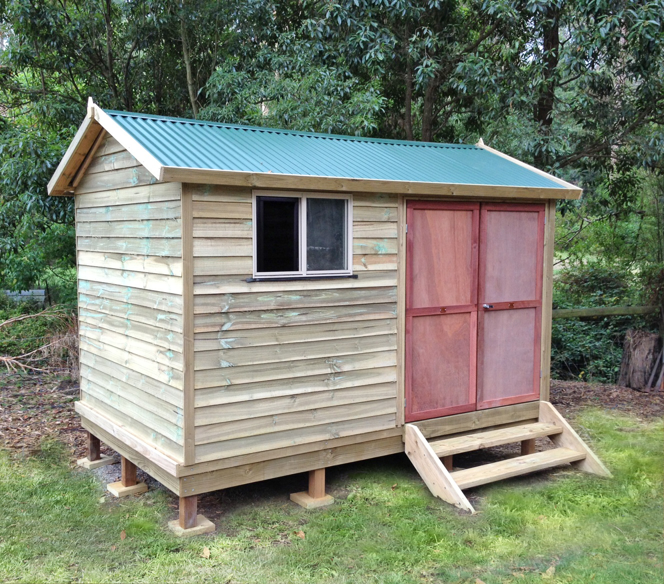 Sydney Timber Garden Shed with stairs Storage Shed